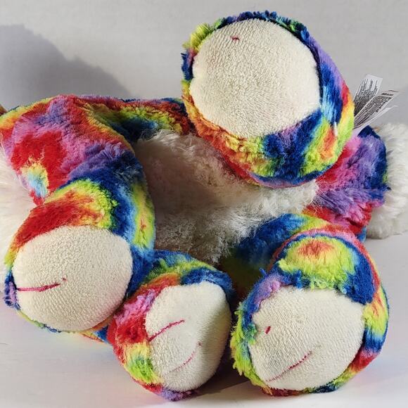 Fiesta Tie Dye Wolf Plush 10" Great Wolf Lodge Collectible Stuffed Animal - Picture 13 of 16